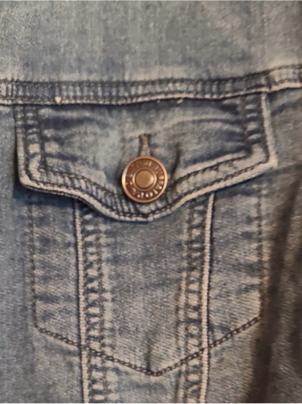 Buffalo David Bitton Medium Blue Jean Jacket View 3